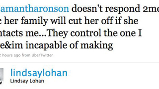 Lindsay Lohan Airs Ronson Family Dirty Laundry